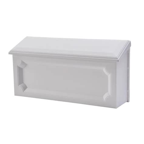 white wall mounted mailboxes residential